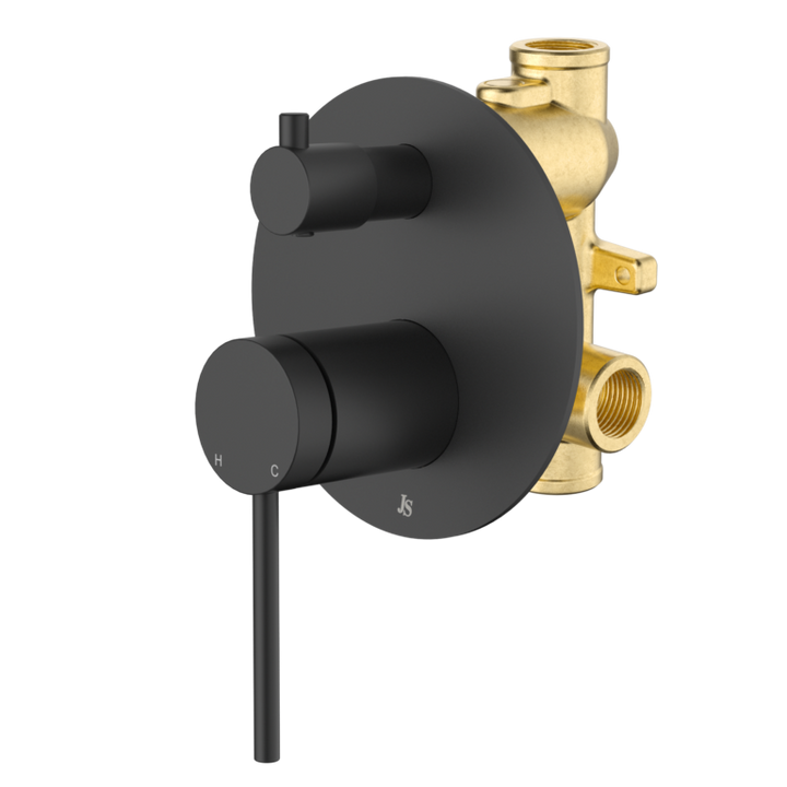 Johnson Suisse Venezia Shower Mixer With Diverter Kit Complete