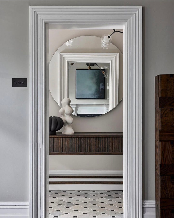 Juliette Tumbled Cararra Stone Octagon 150mm