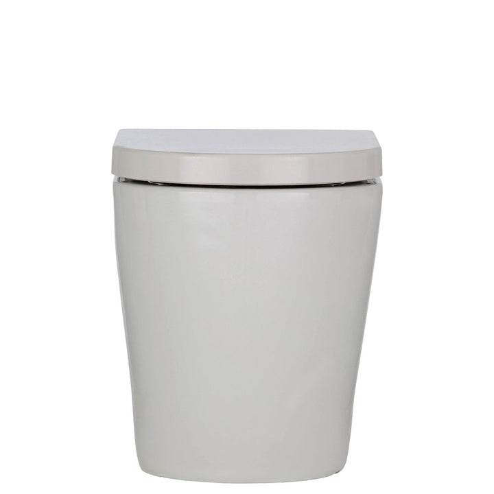 Fienza Koko Tornado Flush Wall-Faced Toilet Suite, Gloss White