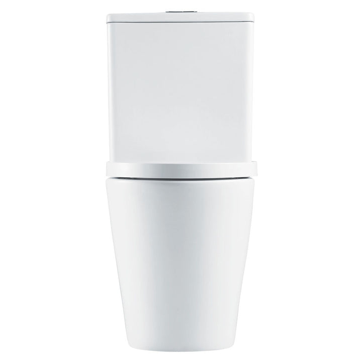 Fienza Aluca Tornado Flush Back-to-Wall Toilet Suite, Gloss White