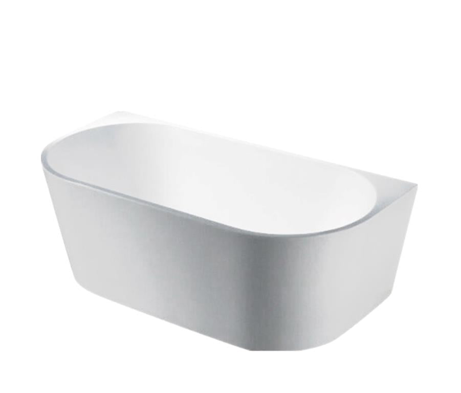 Elivia Back to Wall Bathtub Gloss White 1700