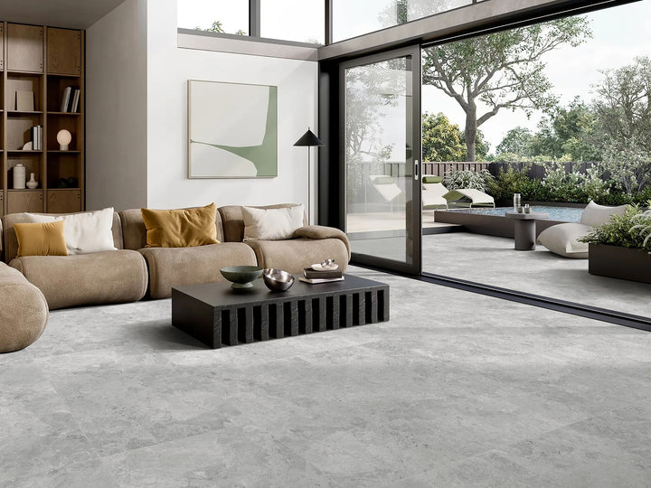 Karst-Stone Series White Porcelain Tile & Paver