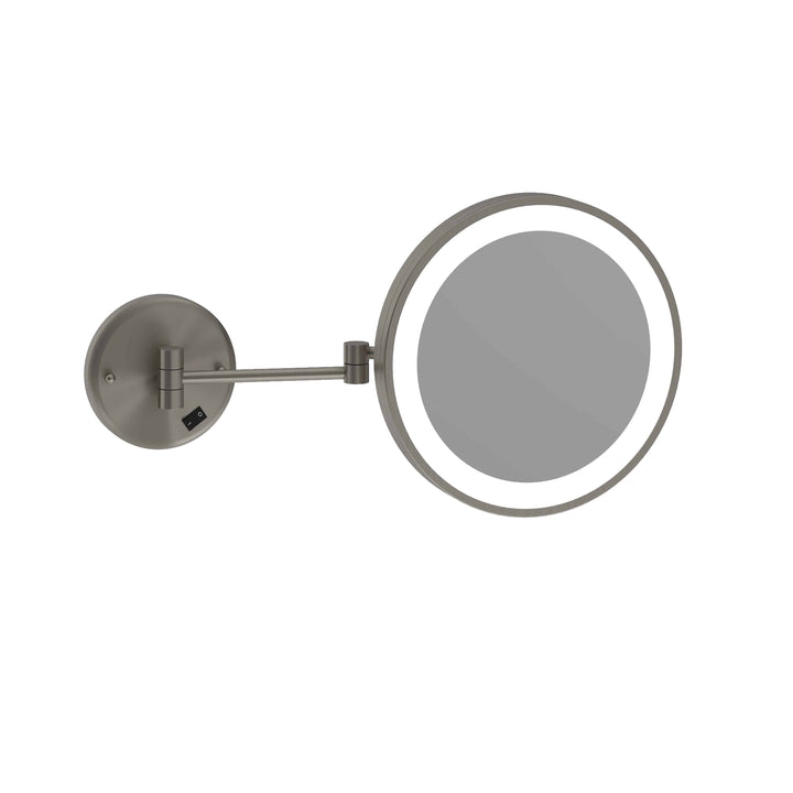 Thermogroup Ablaze 3x Magnification Brushed Nickel Mirror with Light