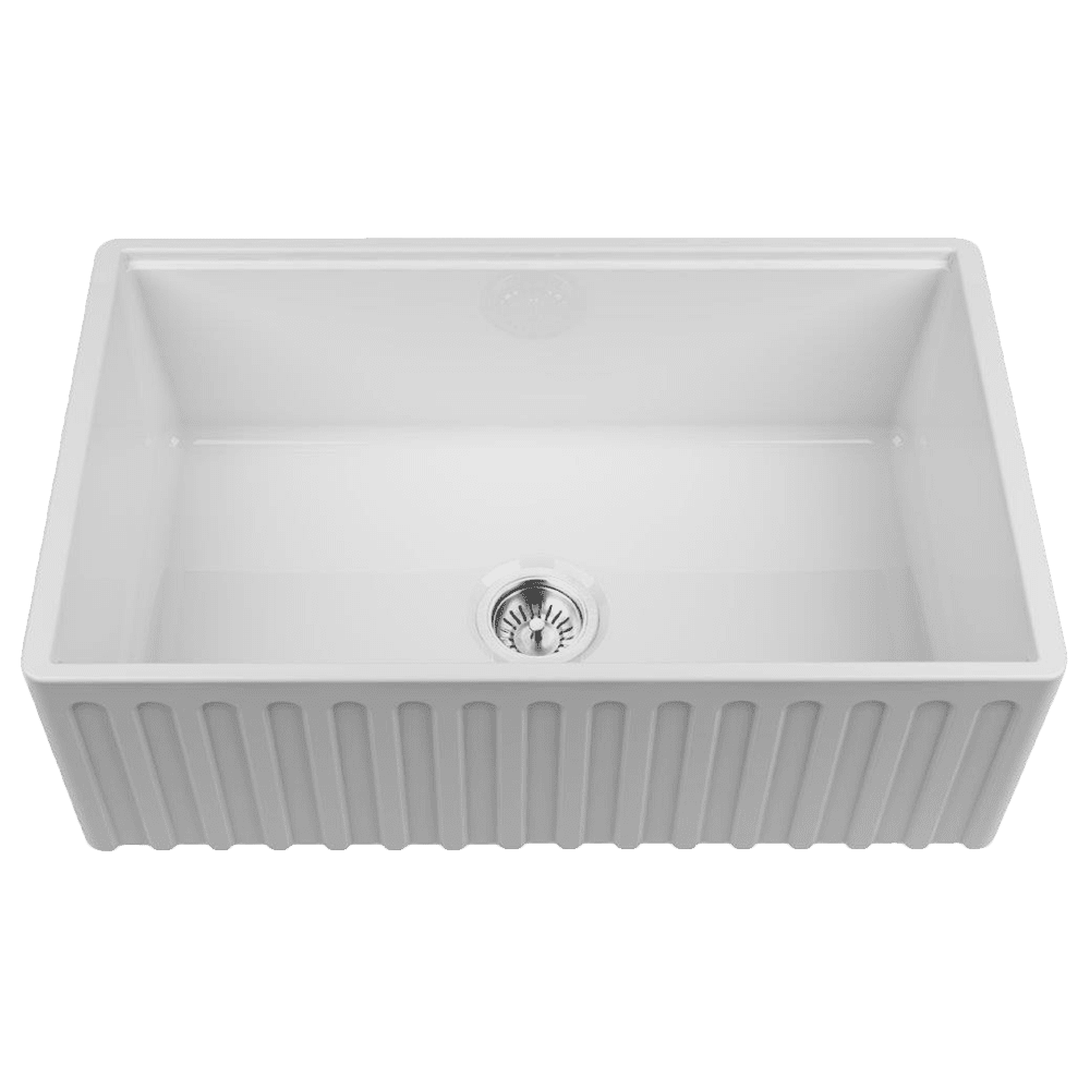 Abey Chambord Legrande Single Bowl Reversible Fireclay Sink