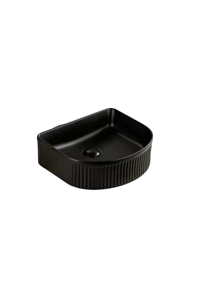 Arco Fluted Fine Ceramic Above Counter Basin