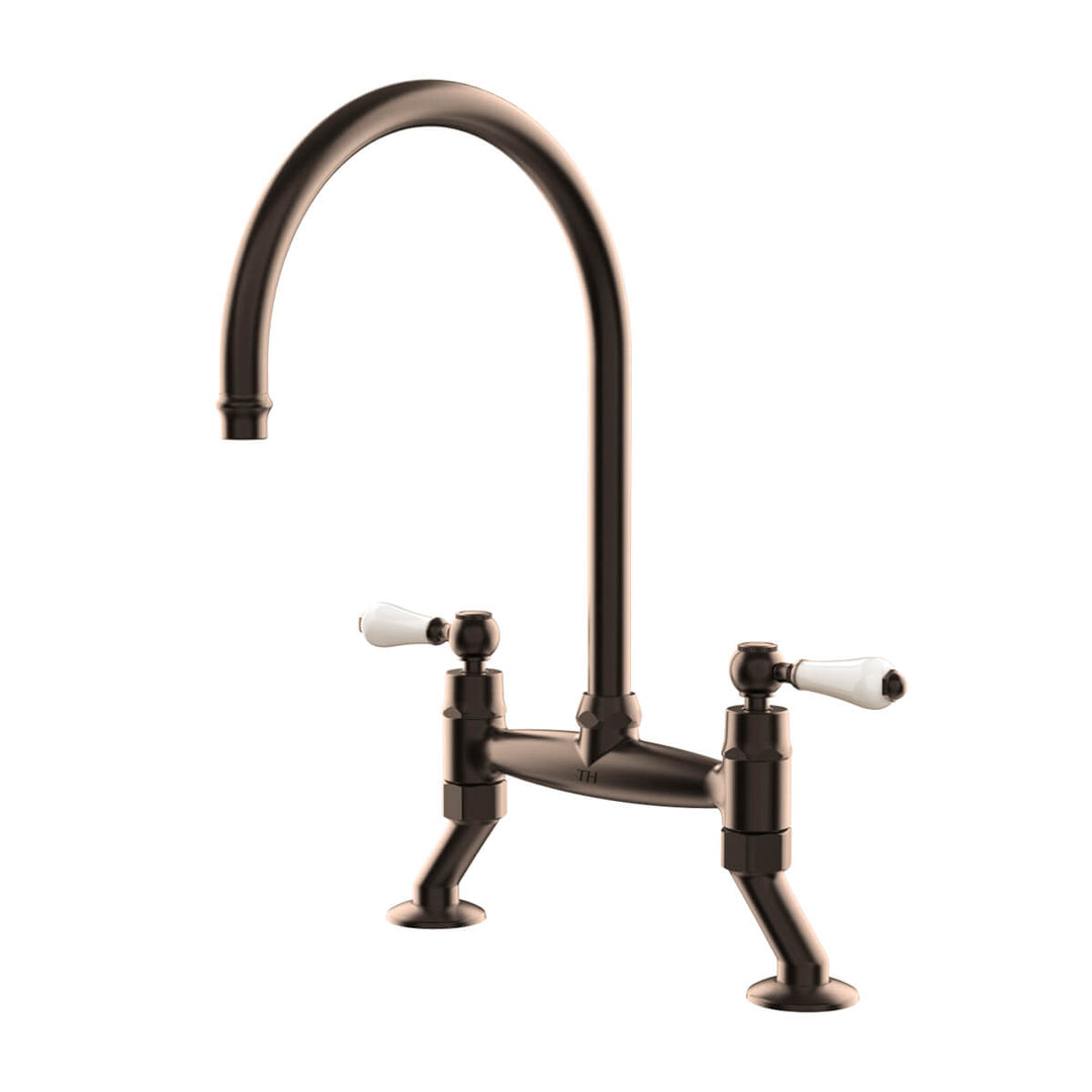Turner Hastings Ludlow Bridge Mixer Tap - English Bronze