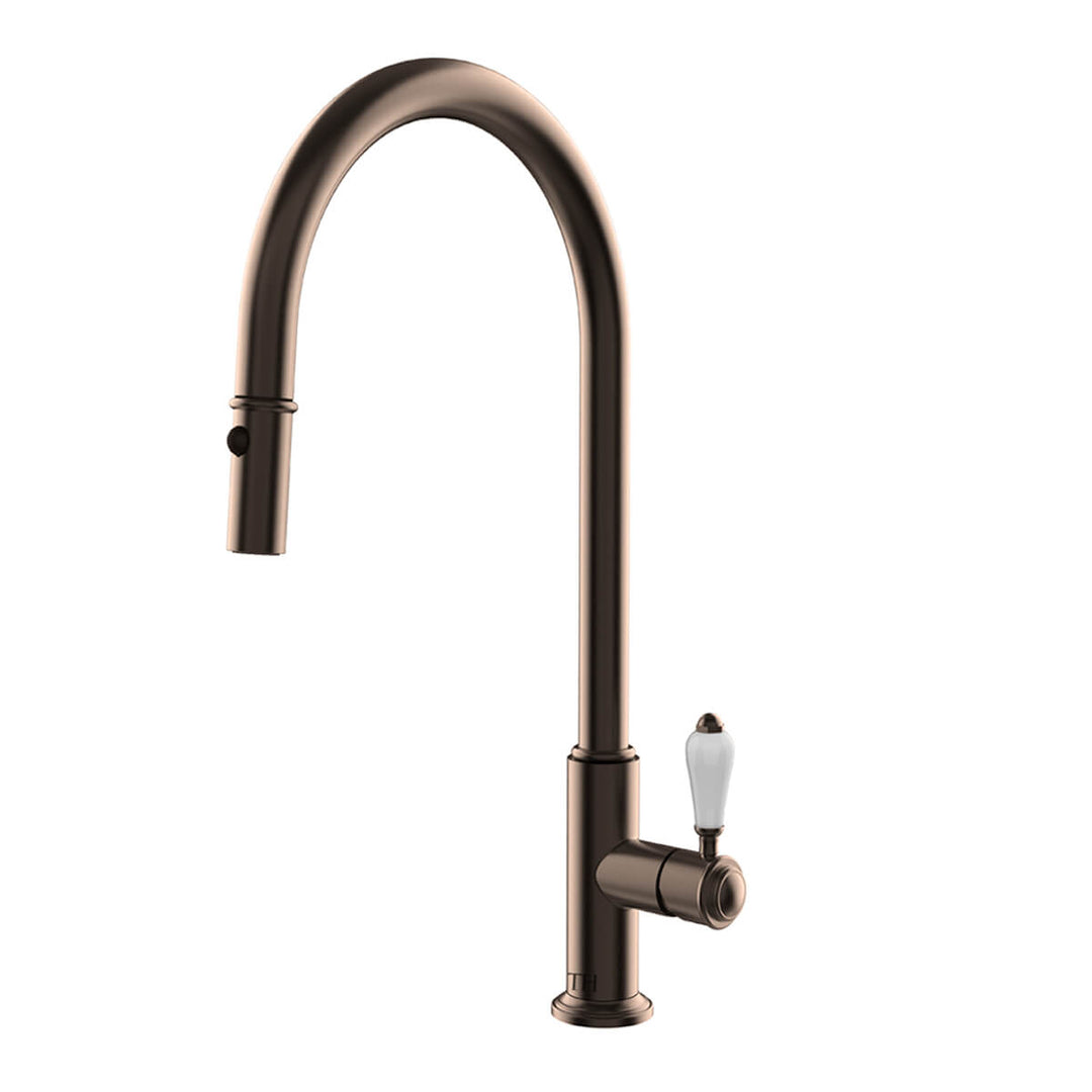 Turner Hastings Ludlow Pull Out Mixer Tap - English Bronze