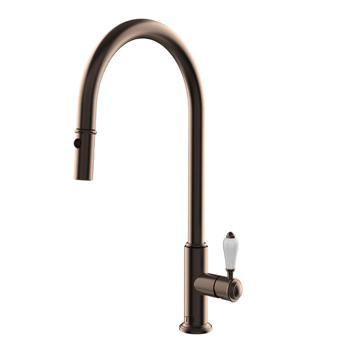 Turner Hastings Ludlow Pull Out Mixer Tap - English Bronze