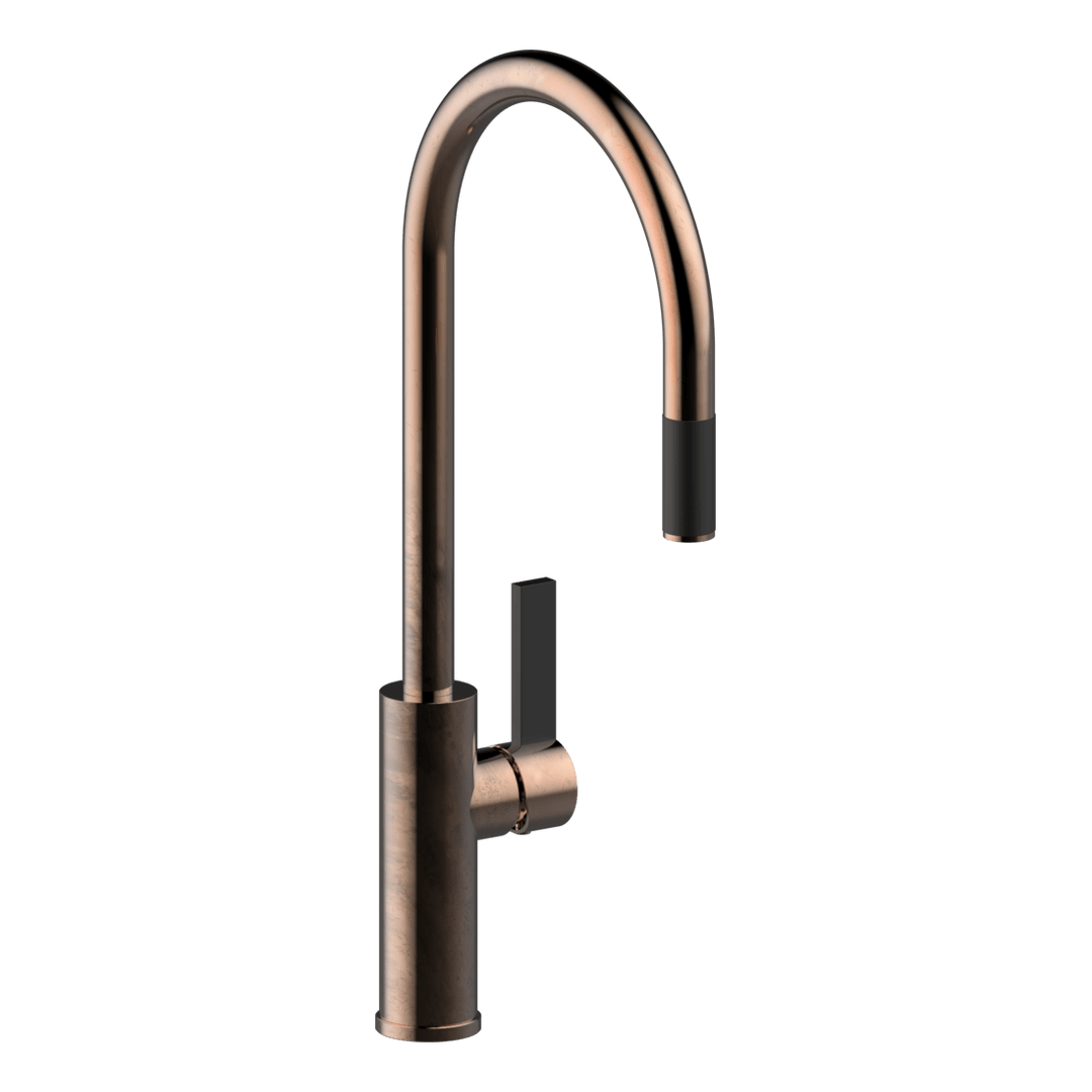 Abey Luz Gooseneck Pull-Out Mixer Lead Free