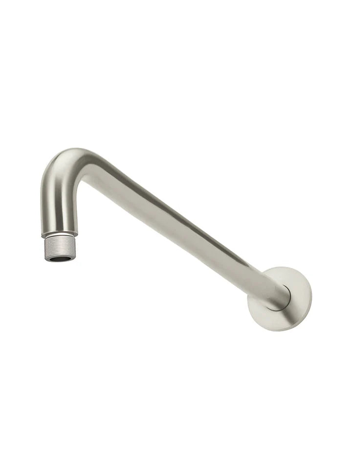 Meir Round Wall Shower Curved Arm 400mm