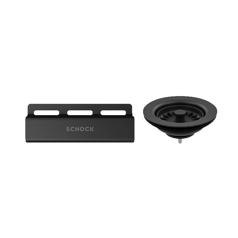 Abey Schock Trim Kit Matt Black for Signus D100