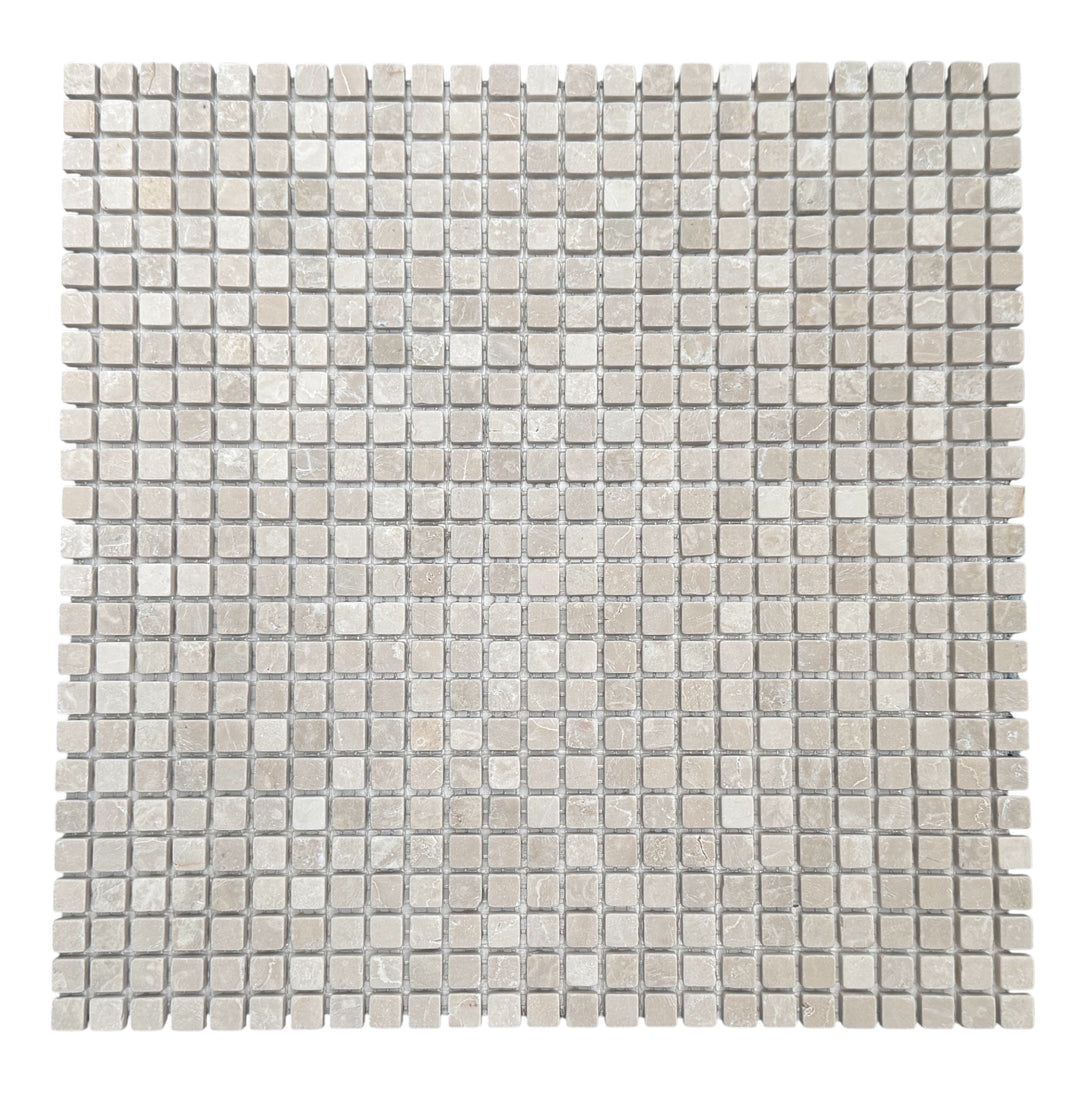 Natural Mini Square Botticino Tumbled 10mm