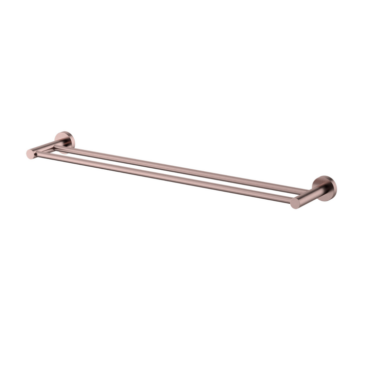 Modern National Mirage Double Towel Rail 750mm