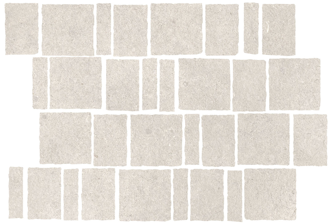 Luna Collection Stone &amp; Terrazzo Look Porcelain Tiles - Beige