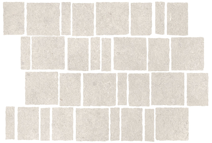 Luna Collection Stone &amp; Terrazzo Look Porcelain Tiles - Beige