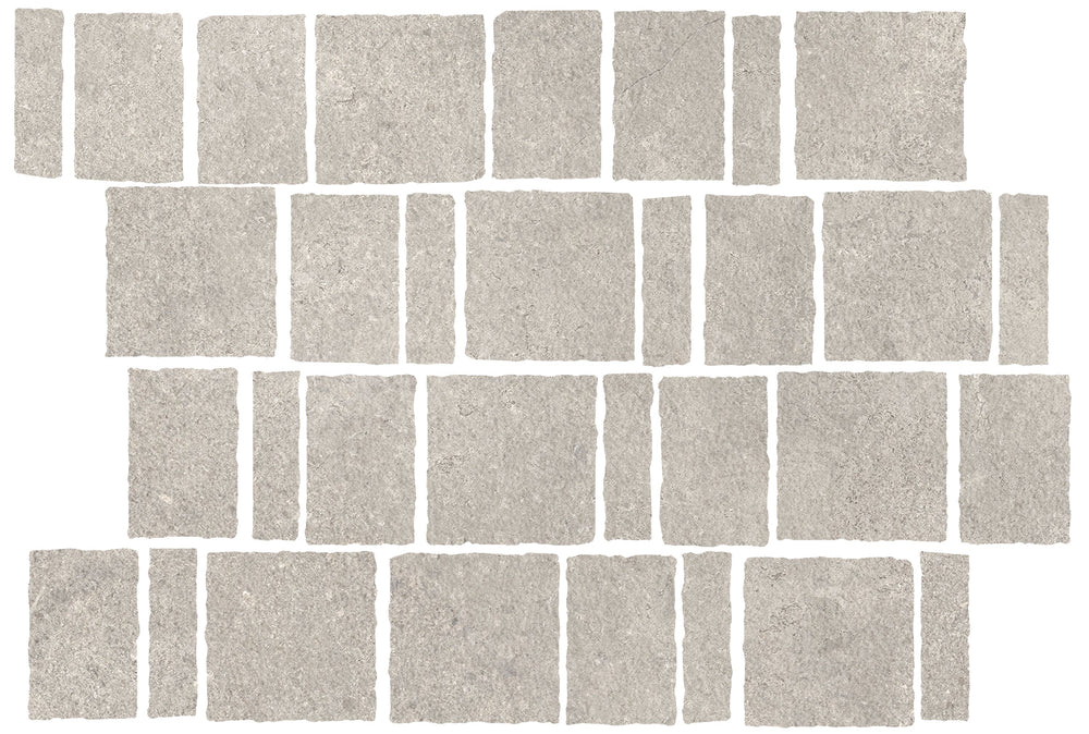 Luna Collection Stone & Terrazzo Look Porcelain Tiles - White