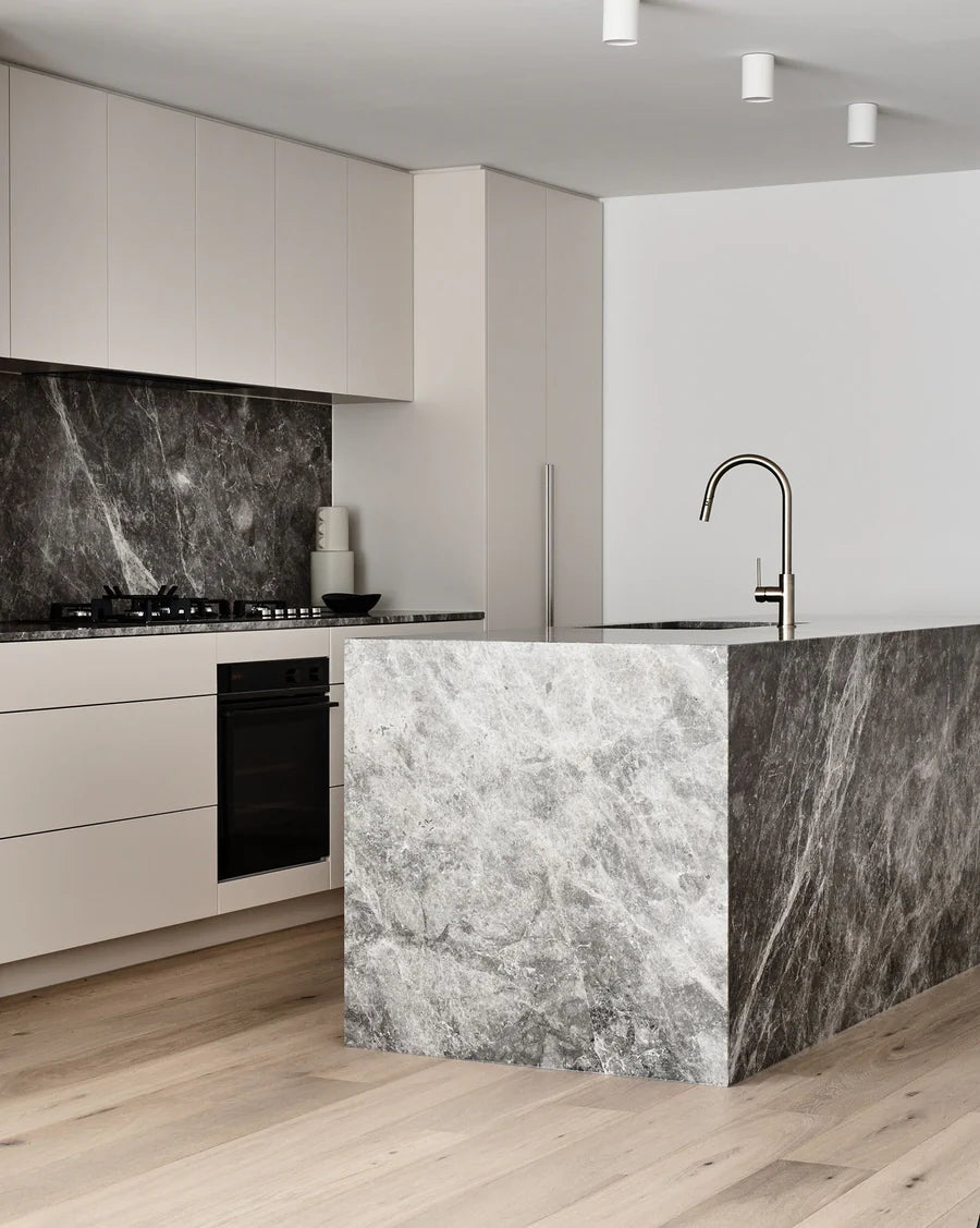 Meir Round Piccola Pull Out Kitchen Mixer Tap