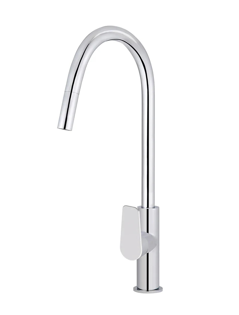 Meir Round Paddle Piccola Pull Out Kitchen Mixer Tap