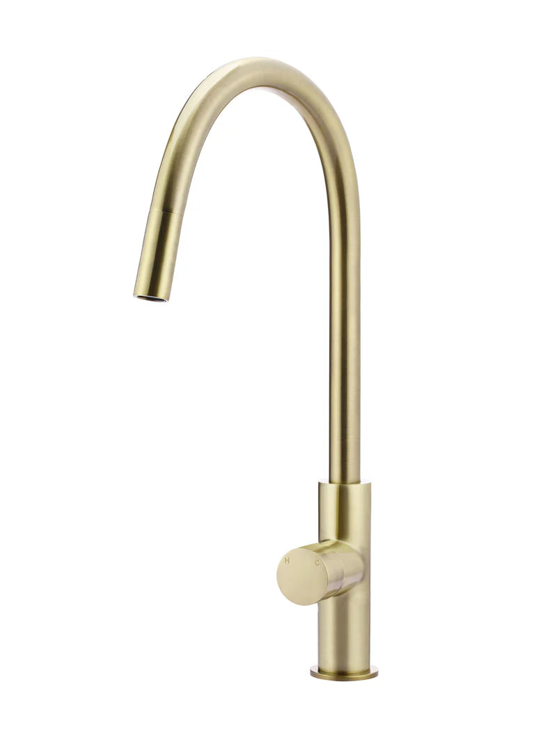 Meir Round Pinless Piccola Pull Out Kitchen Mixer Tap