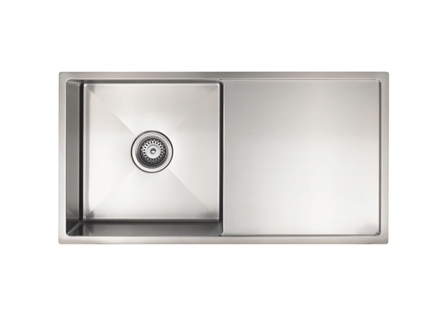 Meir Lavello Kitchen Sink - Single Bowl & Drainboard 840 x 440 - PVD