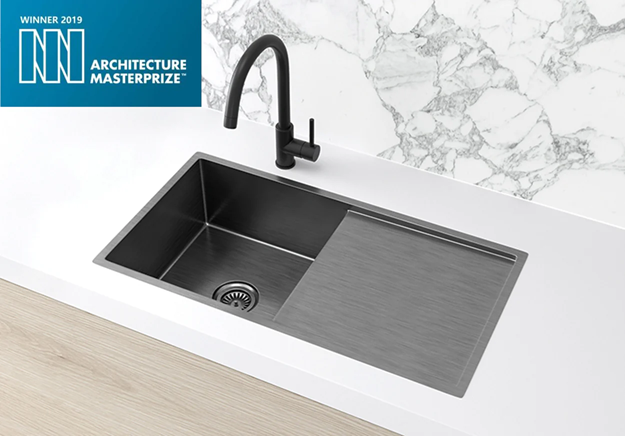 Meir Lavello Kitchen Sink - Single Bowl & Drainboard 840 x 440 - PVD