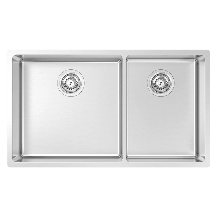 Abey Montego Large Bowl &amp; Three Quarter Bowl Sink