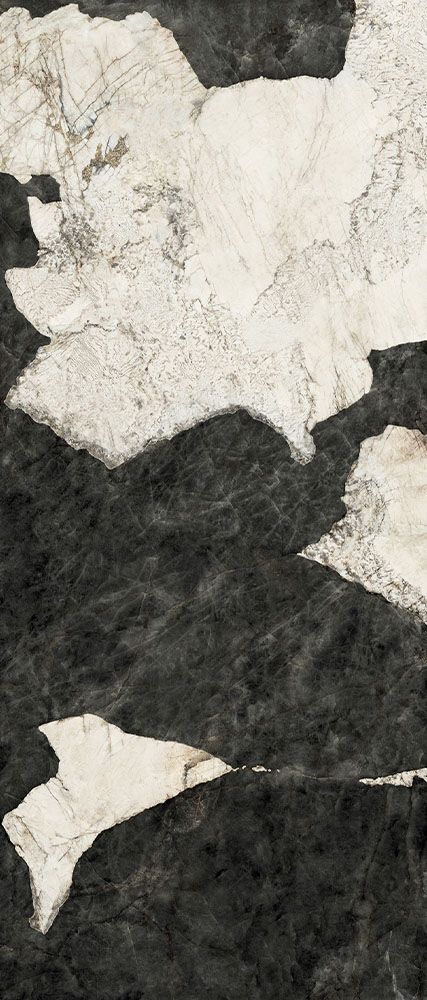 Megaslim Magma Black & White Porcelain Slab