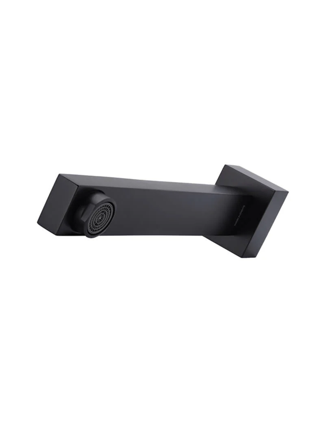 Meir Square Wall Spout Matte Black