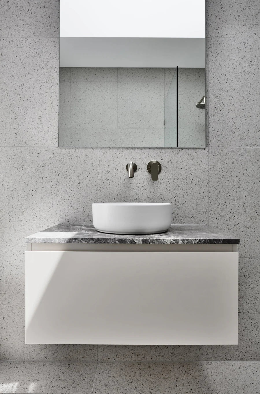 Meir Round Wall Mixer Paddle Handle Trim Kit (In Wall Body Not Included)