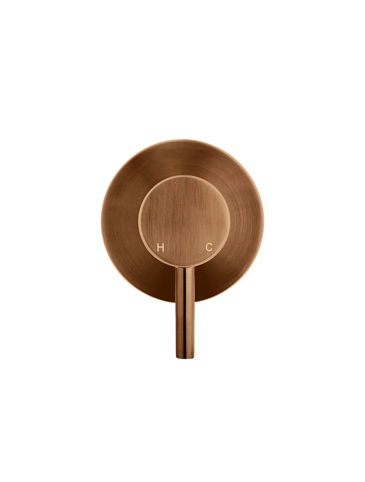 Meir Round Wall Mixer Short Pin lever Trim Kit (In-wall Body Not Included)