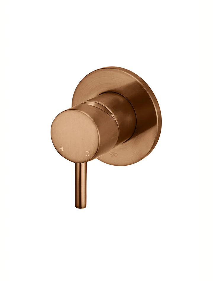 Meir Round Wall Mixer Short Pin lever Trim Kit (In-wall Body Not Included)