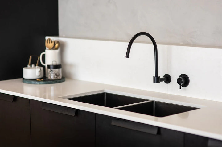 Meir Round Wall Mixer Short Pin lever Trim Kit (In-wall Body Not Included)