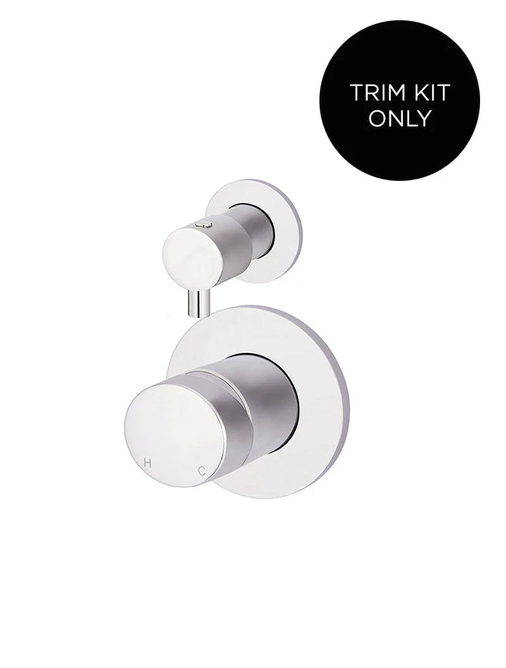 Meir Round Diverter Mixer Pinless Handle Trim Kit (In Wall Body Not Included)