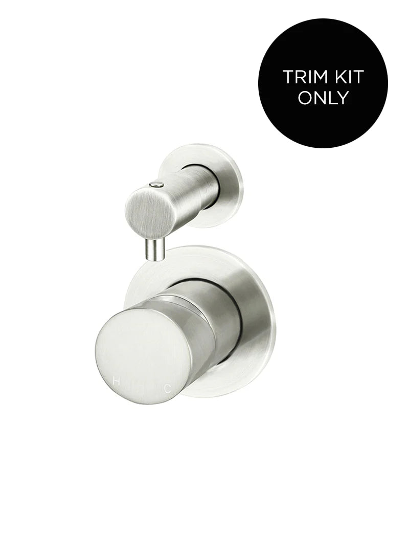 Meir Round Diverter Mixer Pinless Handle Trim Kit (In Wall Body Not Included)