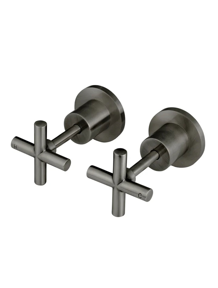 Meir Round Cross Handle Jumper Valve Wall Top Assemblies