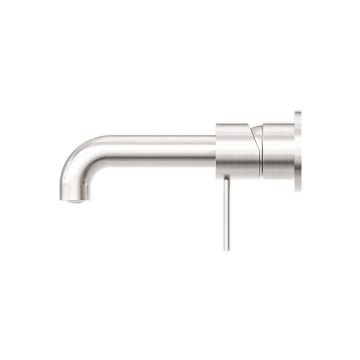 Mecca Wall Basin/Bath Mixer Separate Back Plate 120/160/185/230/260mm Brushed Nickel