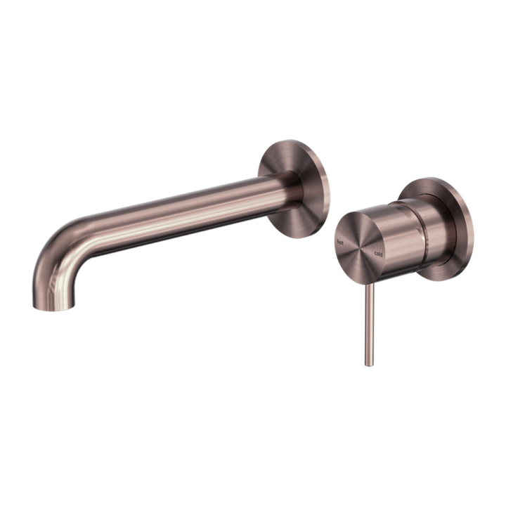 Mecca Wall Basin/Bath Mixer Separate Back Plate 120/160/185/230/260mm Brushed Bronze