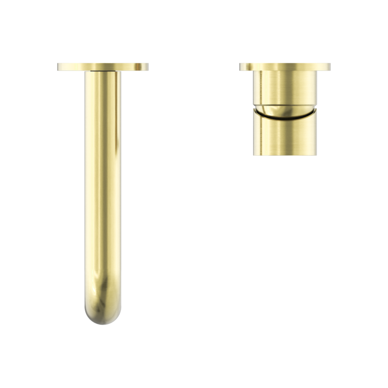 Mecca Wall Basin/Bath Mixer Separate Back Plate 120/160/185/230/260mm Brushed Gold