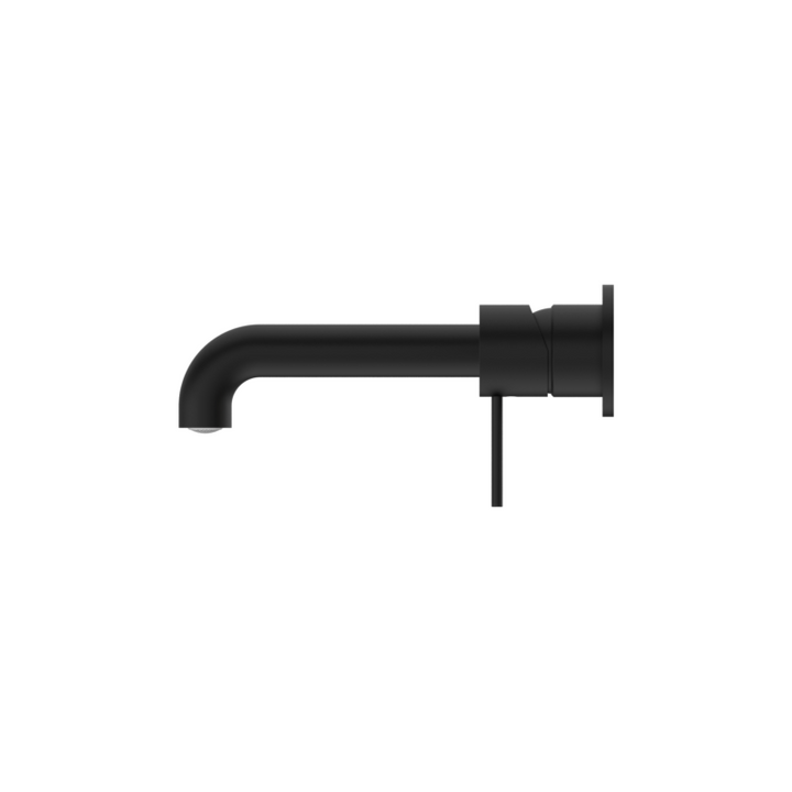 Mecca Wall Basin/Bath Mixer Separate Back Plate 120/160/185/230/260mm Matte Black