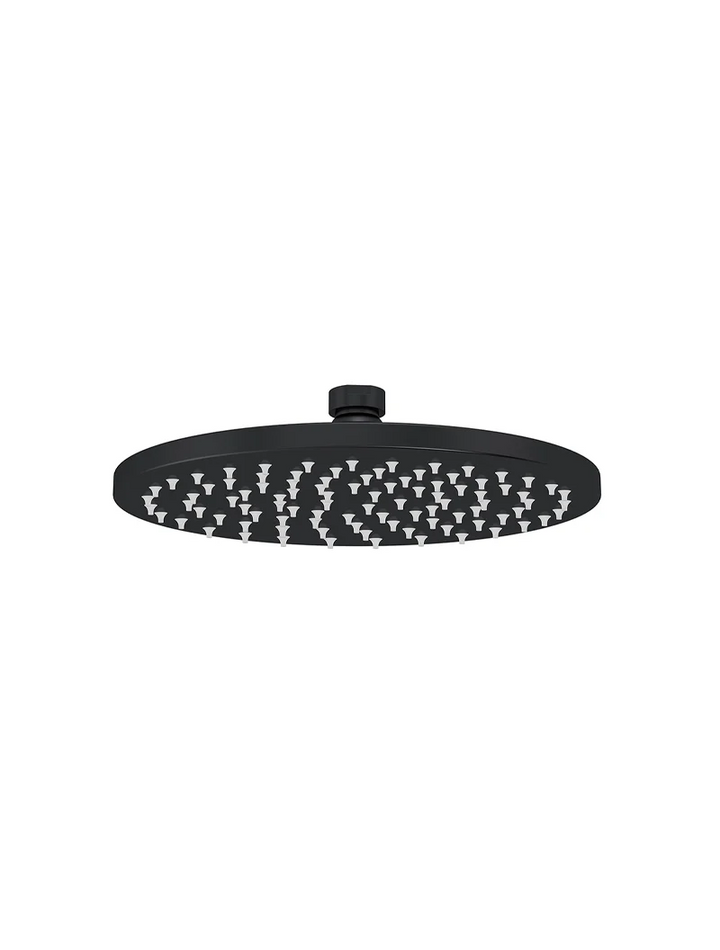 Meir Round Shower Rose 200mm Matte Black