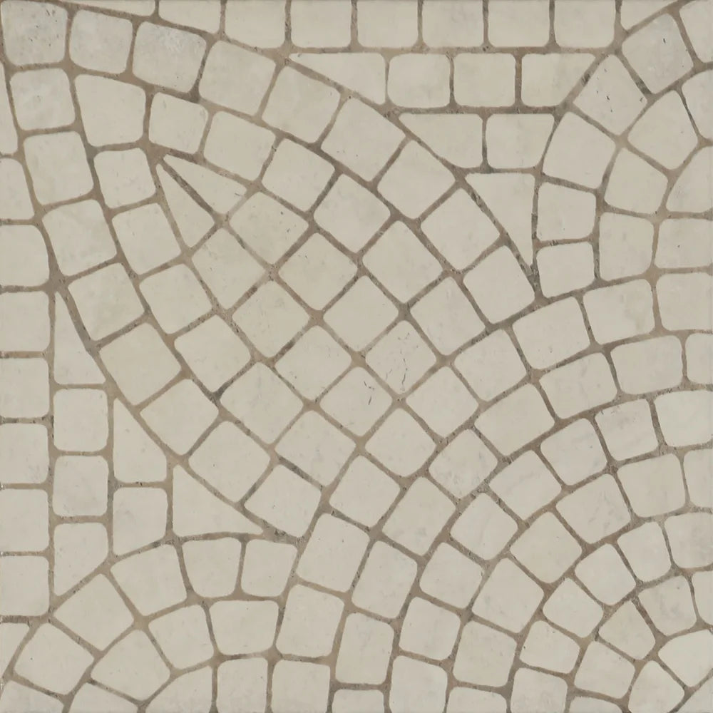 Mikron Delos White Textured Tile 200x200mm