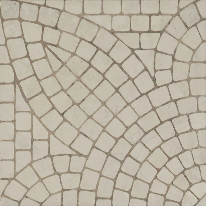 Mikron Delos White Textured Tile 200x200mm
