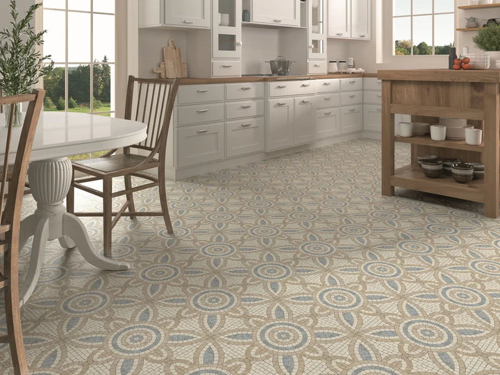 Mikron Malta Multicolour Textured Tile 200x200mm