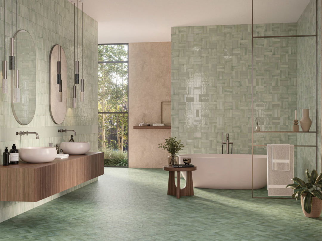 Mini Series Italian Porcelain Gloss &amp; Matt Subway Tiles