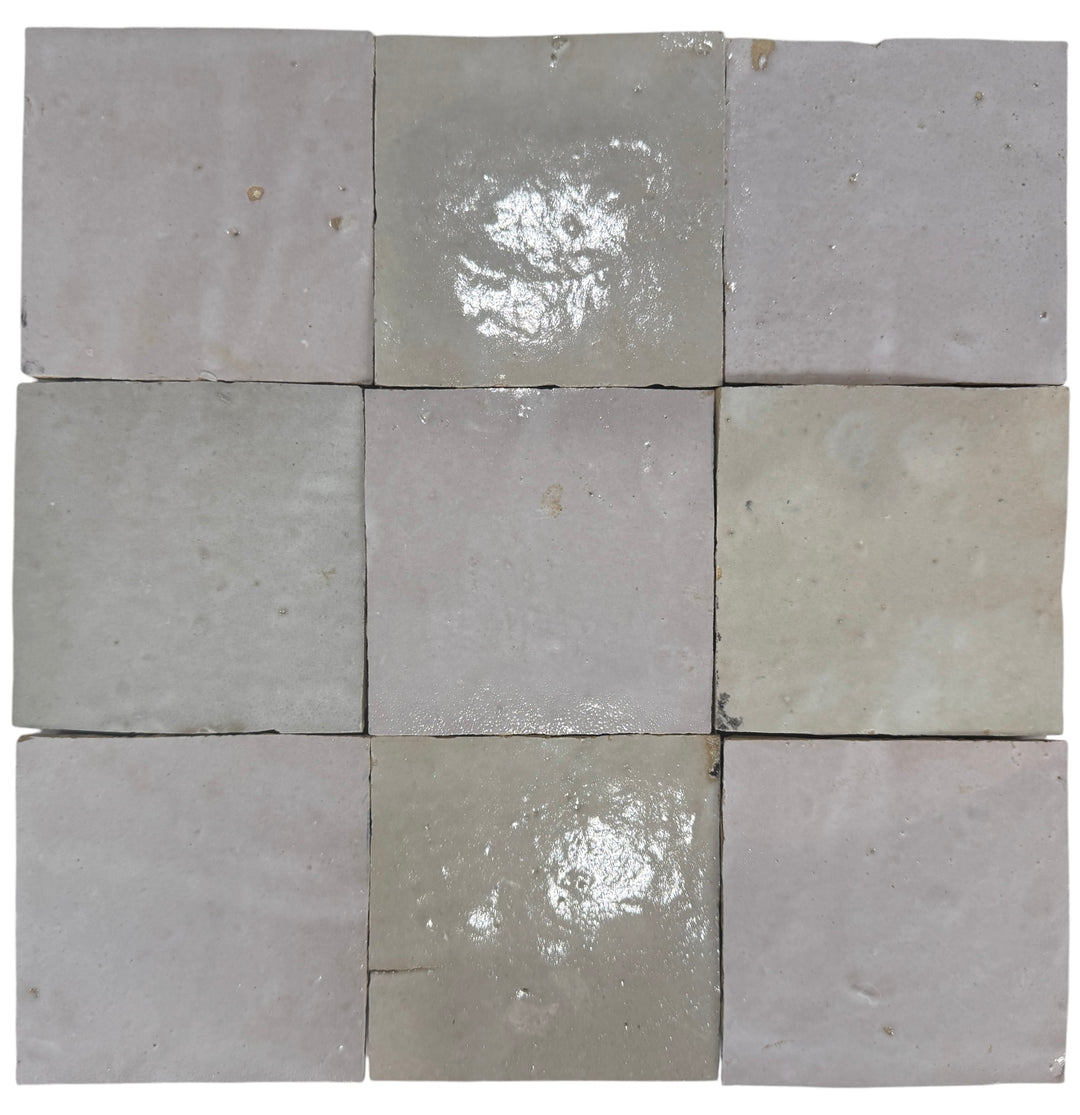 Moroccan Zellige Ecru 100x100mm