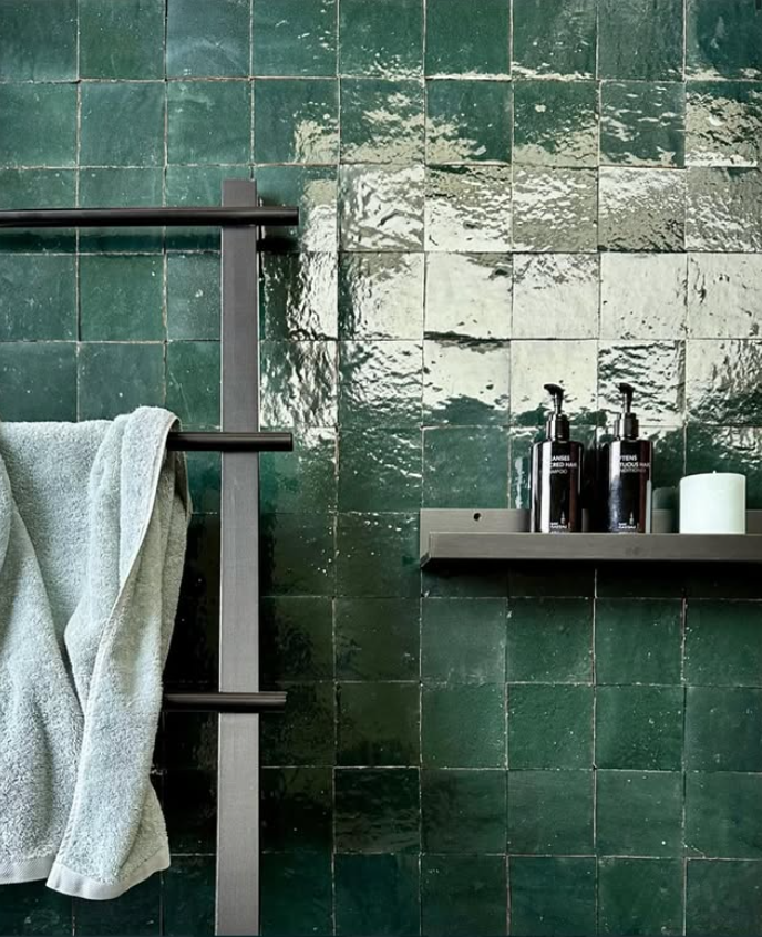 Moroccan Zellige Verde 100x100mm