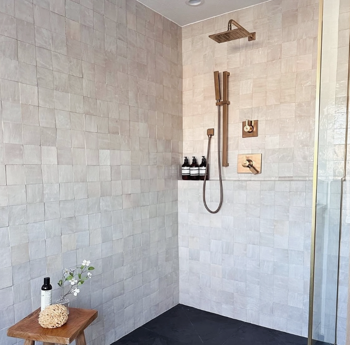 Moroccan Zellige Ecru 100x100mm