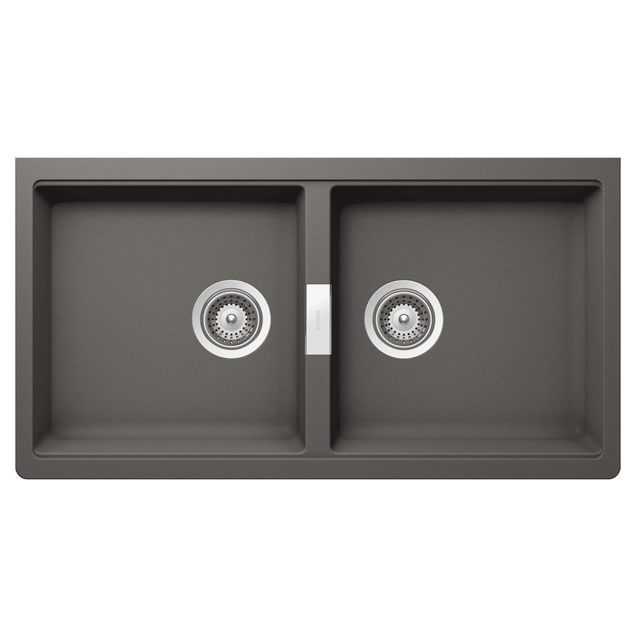 Abey Schock Double Bowl Undermount Stone