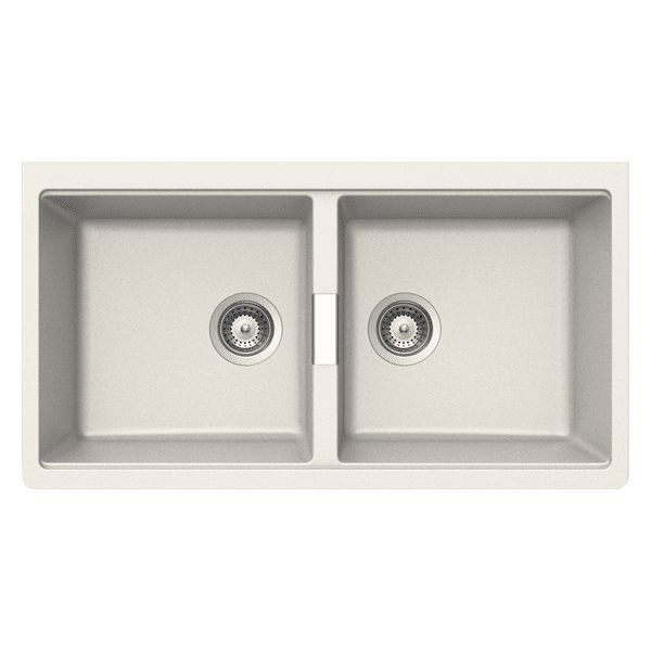 Abey Schock Double Bowl Undermount Polaris