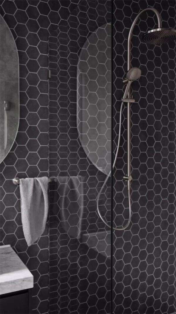 Nero Mecca Twin Shower With Air Shower Brushed Nickel